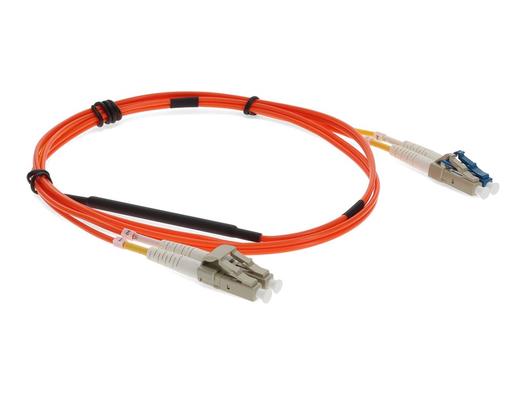 AddOn - Mode conditioning cable - LC/UPC multi-mode (M) to LC/UPC multi-mode, LC/UPC single-mode (M) - 5 m - 9 / 50 /125