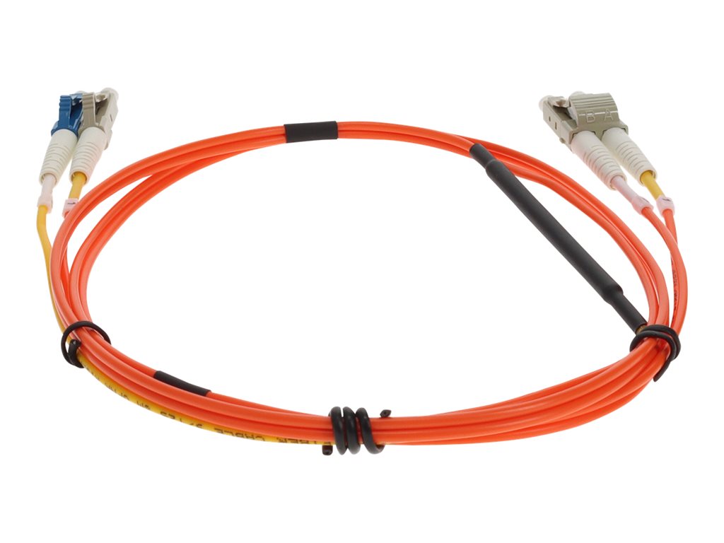 AddOn - Mode conditioning cable - LC/UPC multi-mode (M) to LC/UPC multi-mode, LC/UPC single-mode (M) - 5 m - 9 / 50 /125