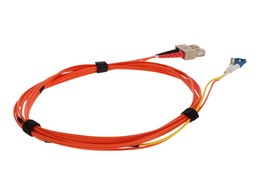 AddOn - Mode conditioning cable - SC/UPC multi-mode (M) to LC/UPC multi-mode, LC/UPC single-mode (M) - 4 m - 9 / 50 /125