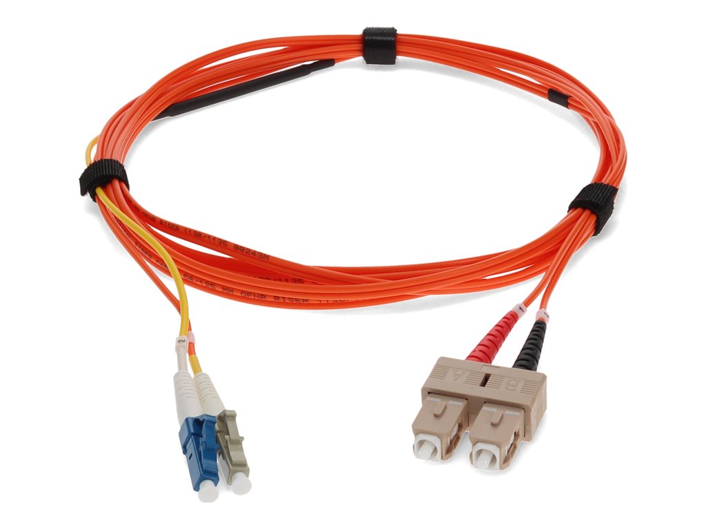 AddOn - Mode conditioning cable - SC/UPC multi-mode (M) to LC/UPC multi-mode, LC/UPC single-mode (M) - 4 m - 9 / 50 /125