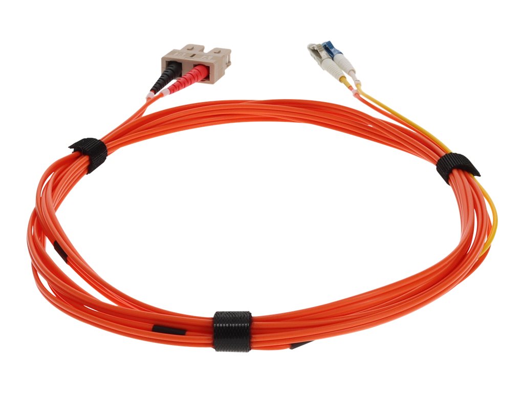 AddOn - Mode conditioning cable - SC/UPC multi-mode (M) to LC/UPC multi-mode, LC/UPC single-mode (M) - 4 m - 9 / 50 /125