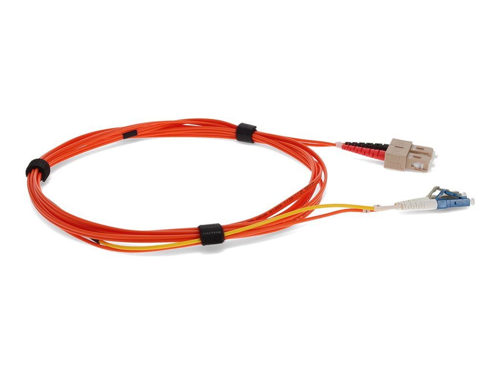 AddOn - Mode conditioning cable - SC/UPC multi-mode (M) to LC/UPC multi-mode, LC/UPC single-mode (M) - 5 m - 9 / 50 /125