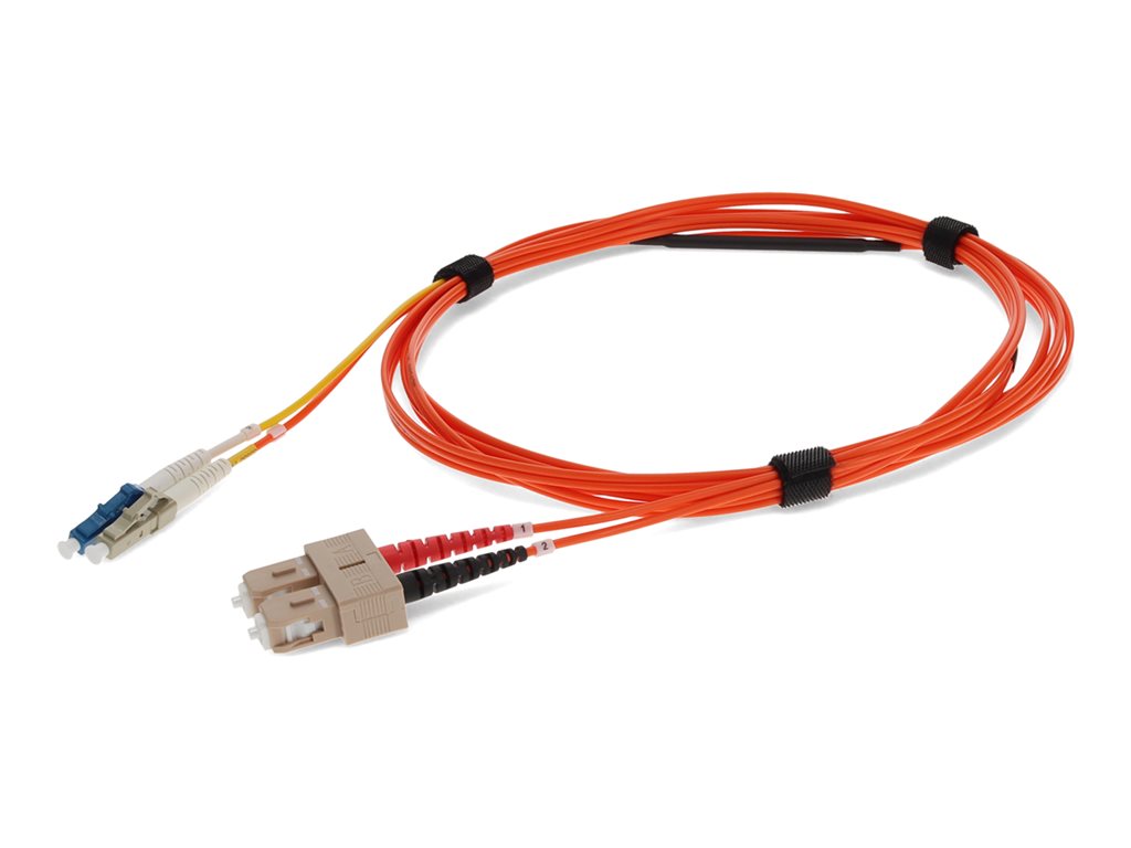 AddOn - Mode conditioning cable - SC/UPC multi-mode (M) to LC/UPC multi-mode, LC/UPC single-mode (M) - 5 m - 9 / 50 /125