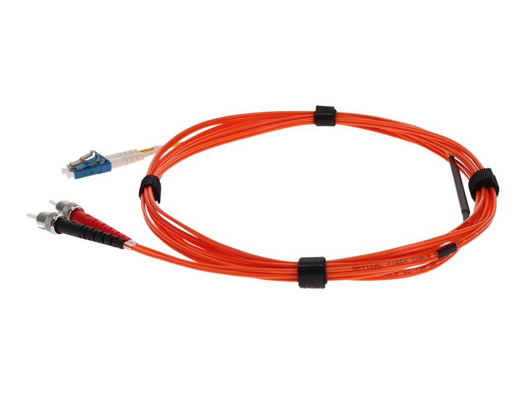 AddOn - Mode conditioning cable - ST/UPC multi-mode (M) to LC/UPC multi-mode, LC/UPC single-mode (M) - 5 m - 9 / 50 /125