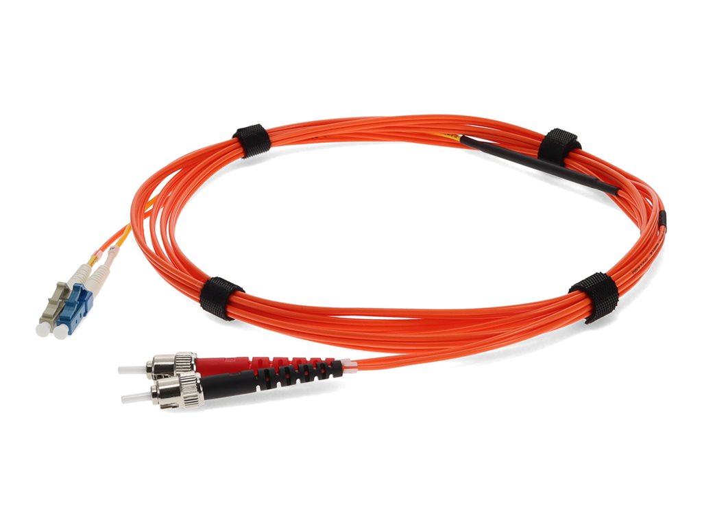 AddOn - Mode conditioning cable - ST/UPC multi-mode (M) to LC/UPC multi-mode, LC/UPC single-mode (M) - 5 m - 9 / 50 /125