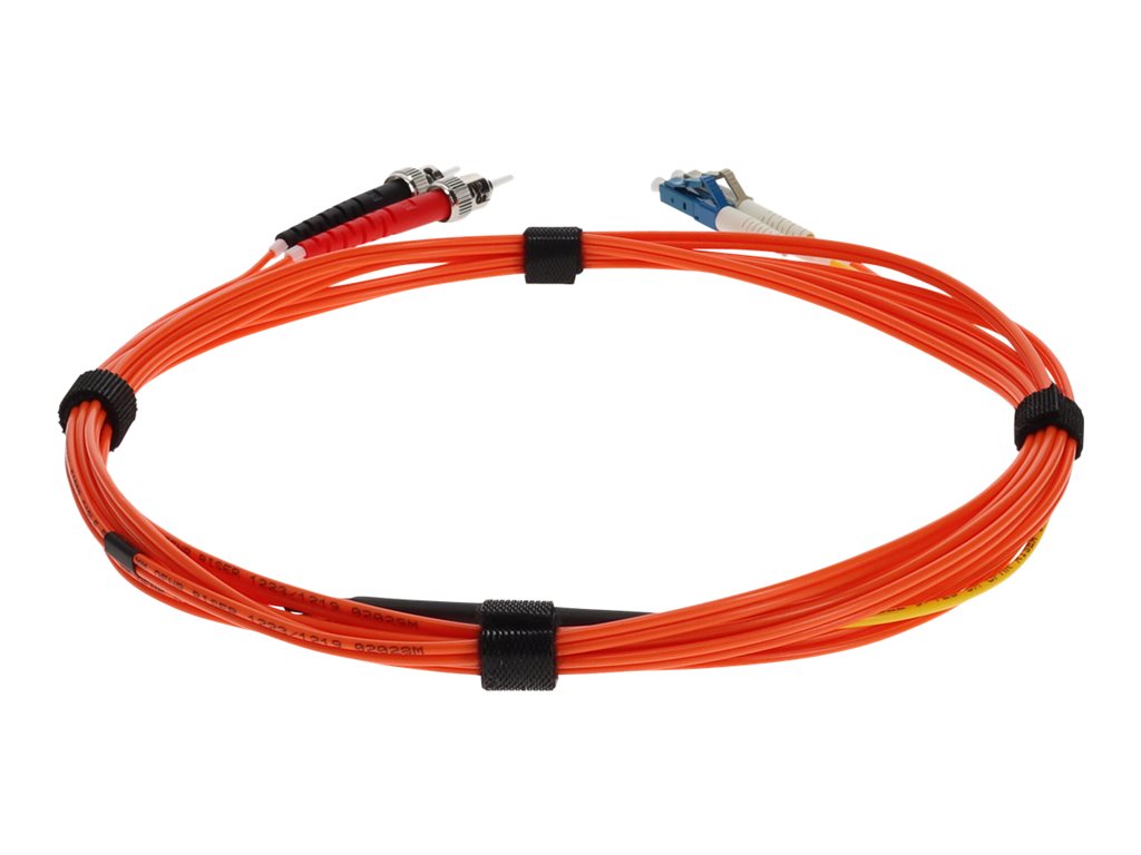 AddOn - Mode conditioning cable - ST/UPC multi-mode (M) to LC/UPC multi-mode, LC/UPC single-mode (M) - 5 m - 9 / 50 /125