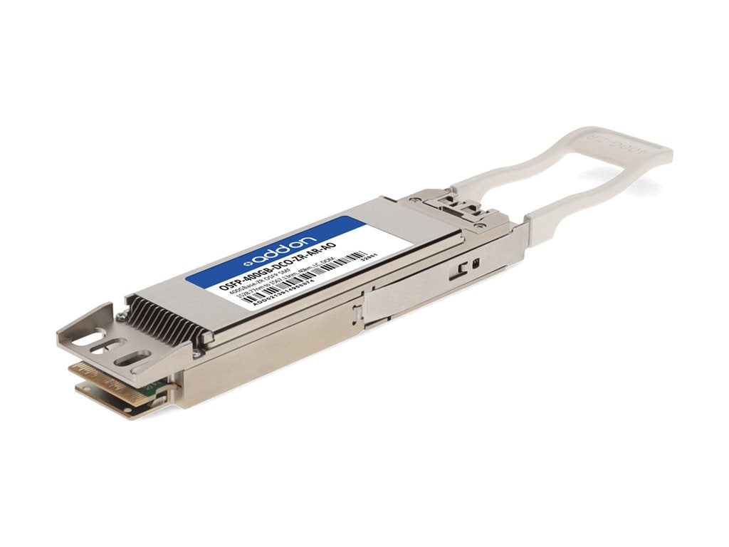 AddOn - OSFP transceiver module - 400GbE - 400GBase-ZR - LC single-mode - up to 24.9 miles - 1528.77-1567.13 nm - TAA