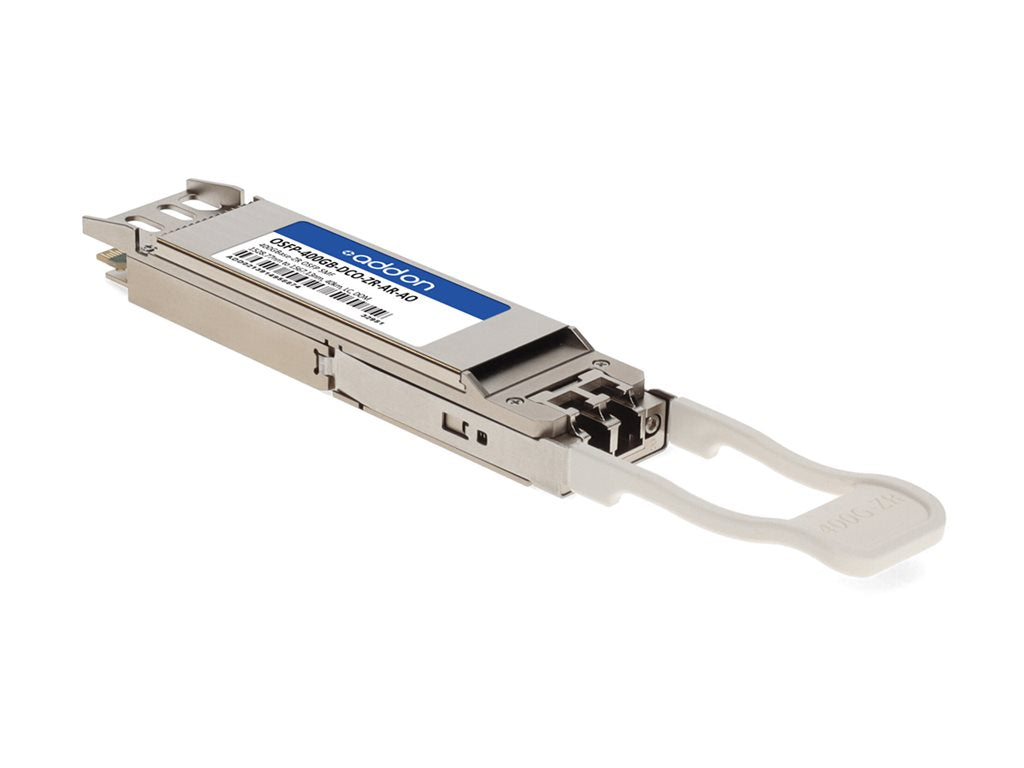 AddOn - OSFP transceiver module - 400GbE - 400GBase-ZR - LC single-mode - up to 24.9 miles - 1528.77-1567.13 nm - TAA
