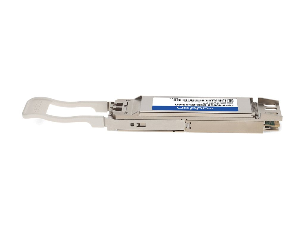 AddOn - OSFP transceiver module - 400GbE - 400GBase-ZR - LC single-mode - up to 24.9 miles - 1528.77-1567.13 nm - TAA