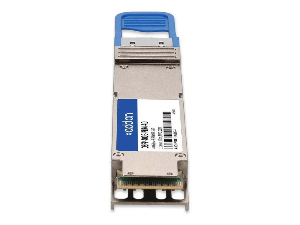 AddOn - OSFP transceiver module (equivalent to: Arista Networks OSFP-400G-PLR4) - 400GbE - 400GBase-PLR4 - MPO-12 single-mode OSFP-400G-PLR4-AO