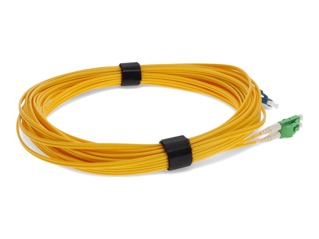 AddOn - Patch cable - LC/APC single-mode (M) to LC single-mode (M) - 15 m - fiber optic - duplex - 9 / 125 micron - OS2