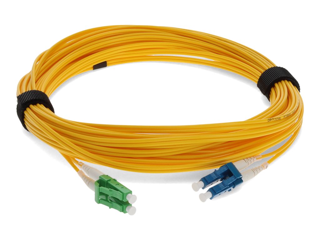 AddOn - Patch cable - LC/APC single-mode (M) to LC single-mode (M) - 15 m - fiber optic - duplex - 9 / 125 micron - OS2