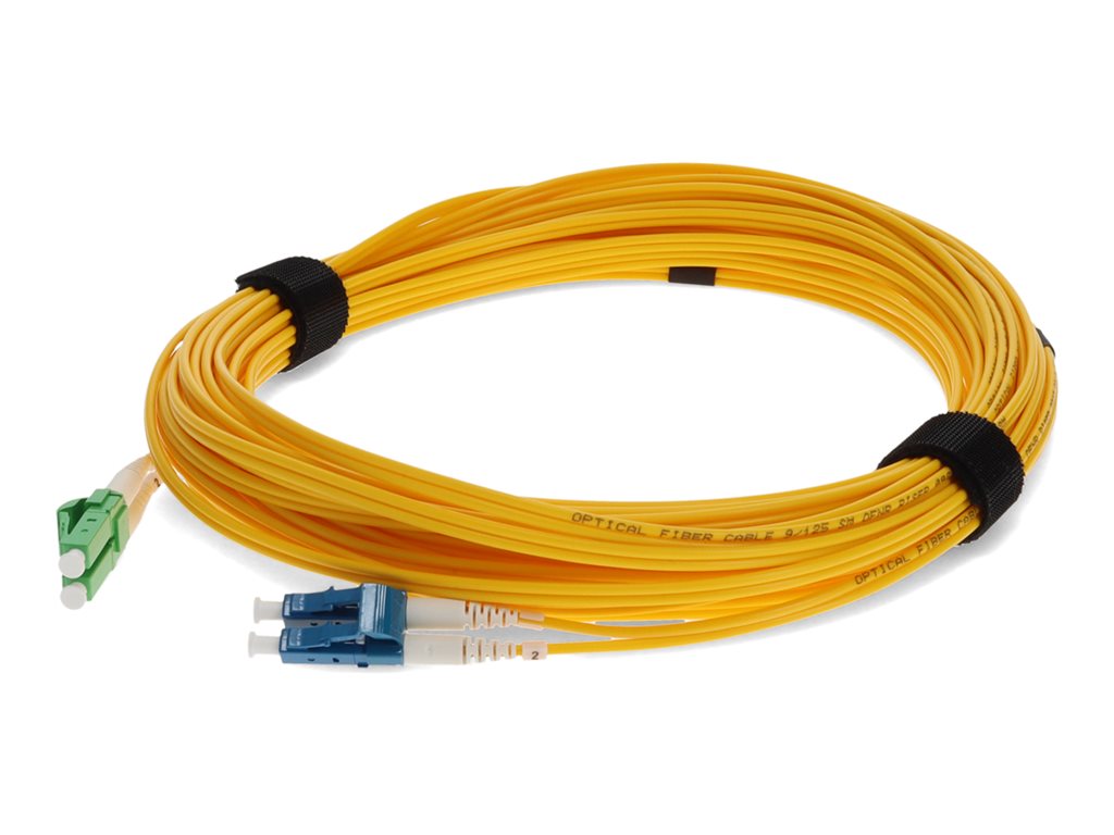 AddOn - Patch cable - LC/APC single-mode (M) to LC single-mode (M) - 15 m - fiber optic - duplex - 9 / 125 micron - OS2