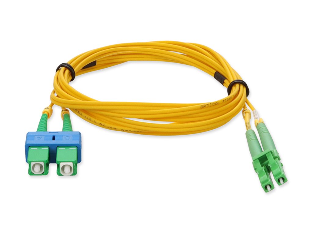AddOn - Patch cable - LC/APC single-mode (M) to SC/APC single-mode (M) - 10 m - fiber optic - duplex - 9 / 125 micron -