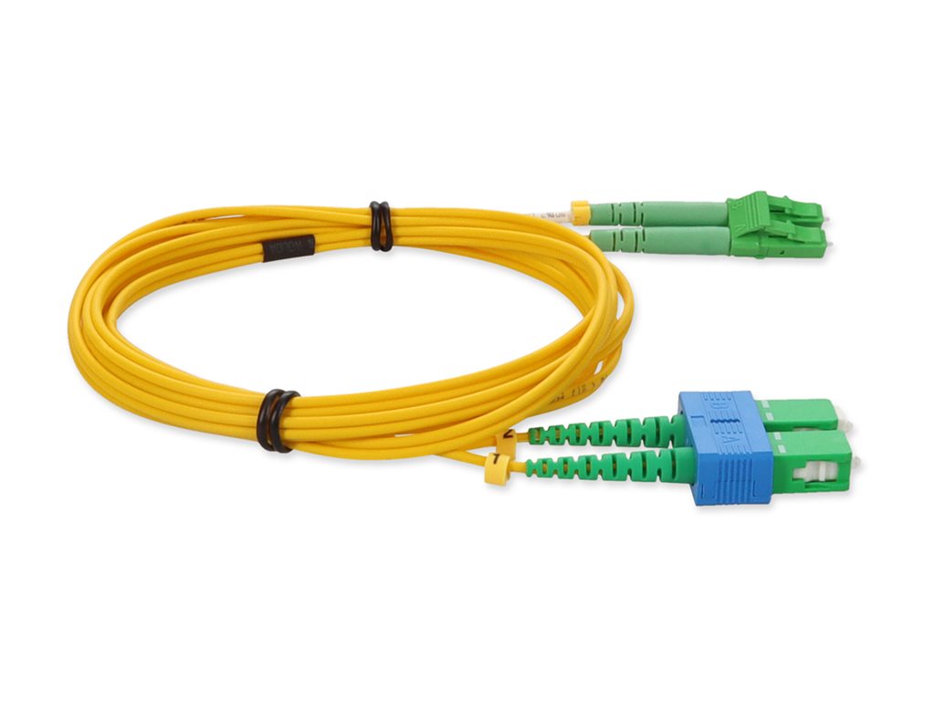AddOn - Patch cable - LC/APC single-mode (M) to SC/APC single-mode (M) - 10 m - fiber optic - duplex - 9 / 125 micron -