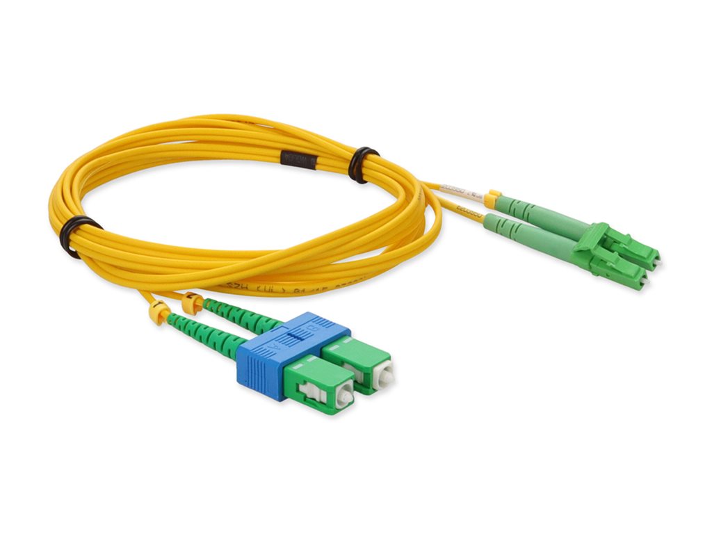 AddOn - Patch cable - LC/APC single-mode (M) to SC/APC single-mode (M) - 10 m - fiber optic - duplex - 9 / 125 micron -