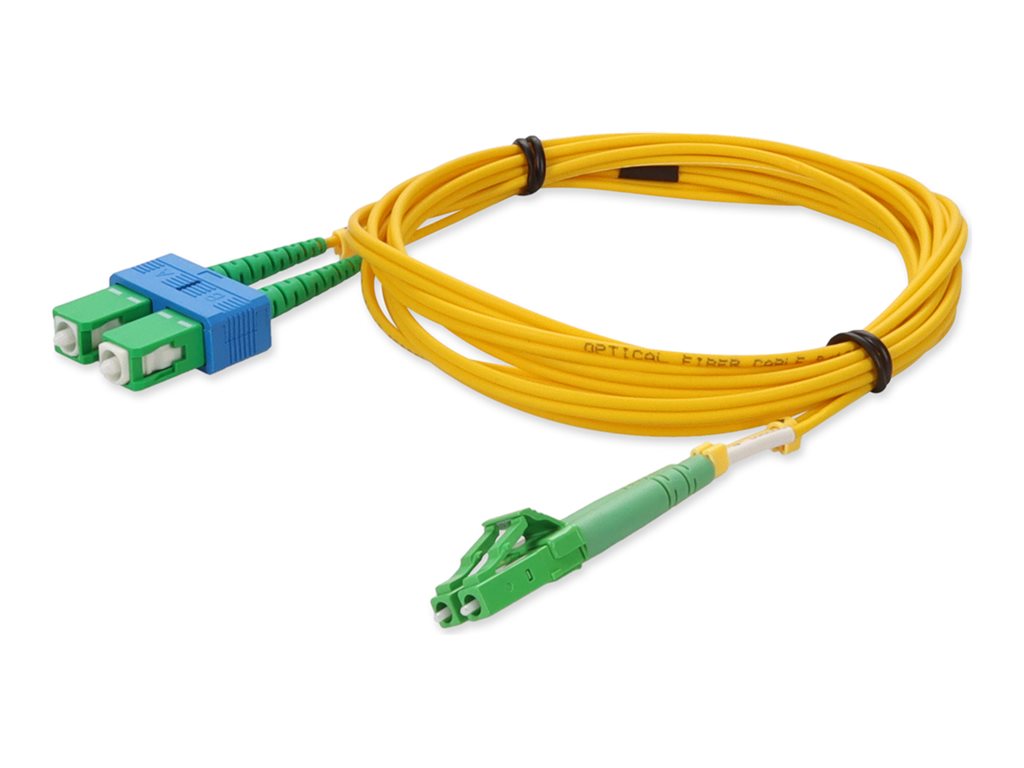 AddOn - Patch cable - LC/APC single-mode (M) to SC/APC single-mode (M) - 10 m - fiber optic - duplex - 9 / 125 micron -