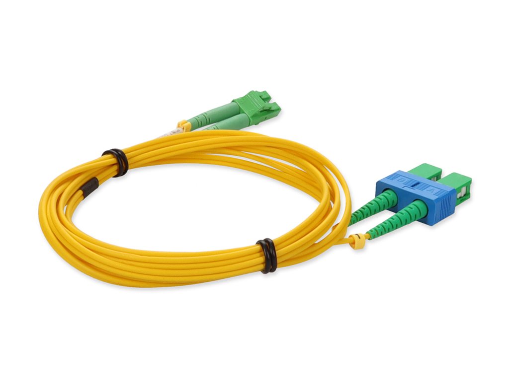 AddOn - Patch cable - LC/APC single-mode (M) to SC/APC single-mode (M) - 10 m - fiber optic - duplex - 9 / 125 micron -