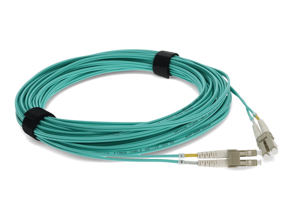AddOn - Patch cable - LC/UPC multi-mode (M) to LC/UPC multi-mode (M) - 18 m - fiber optic - duplex - 50 / 125 micron - OM4 - ADD-LC-LC-1-8M5OM4