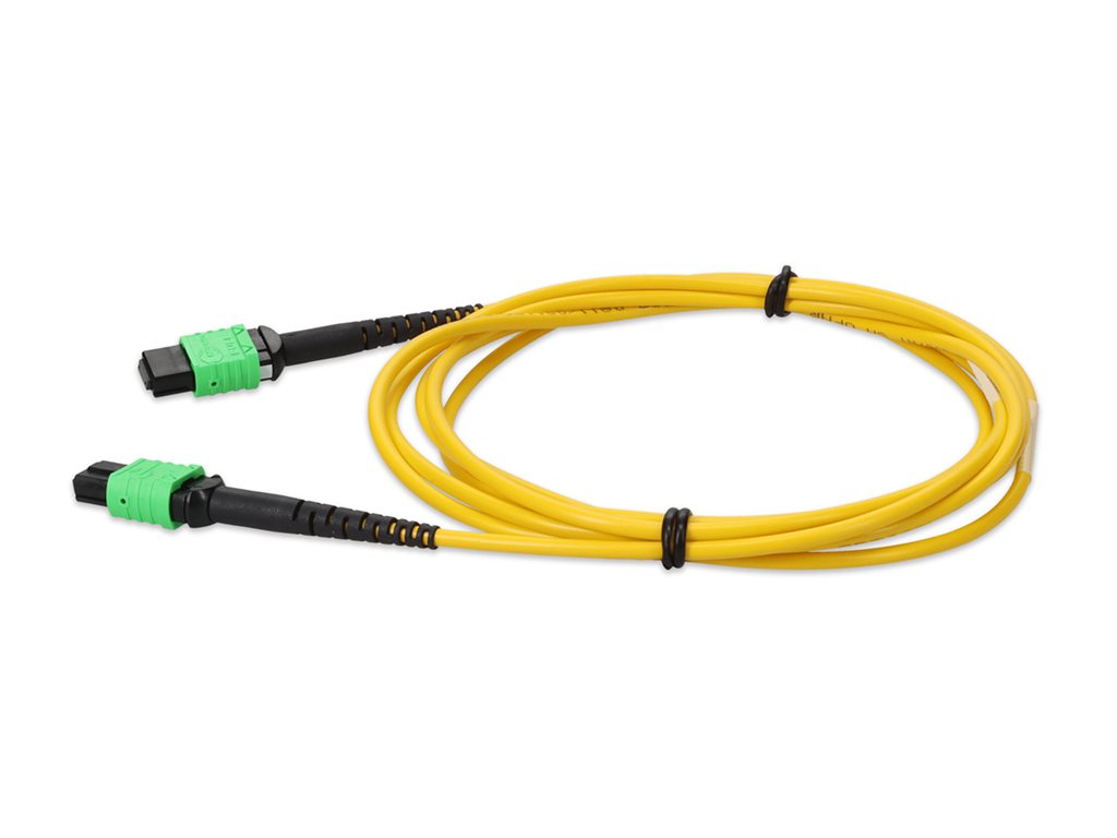 AddOn - Patch cable - MPO/APC single-mode (F) to MPO/APC single-mode (F) - 3 m - fiber optic - duplex - 9 / 125 micron -