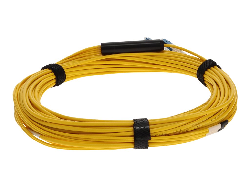 AddOn - Patch cable - MPO/UPC single-mode (F) to LC/UPC single-mode (M) - 12 m - fiber optic - 9 / 125 micron - OS1 -