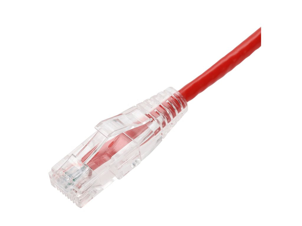 AddOn - Patch cable - RJ-45 (M) to RJ-45 (M) - 1 ft - UTP - CAT 6a - snagless - red ADD-1FSLCAT6A-RD