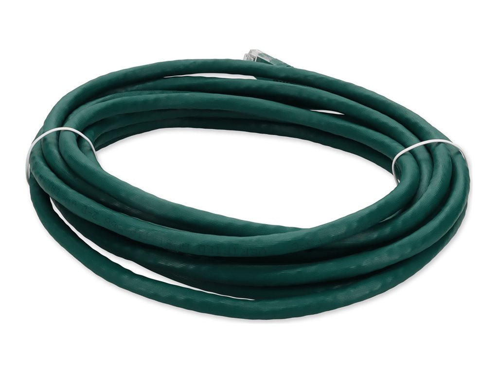 AddOn - Patch cable - RJ-45 (M) to RJ-45 (M) - 11 ft - UTP - CAT 6a - snagless - green