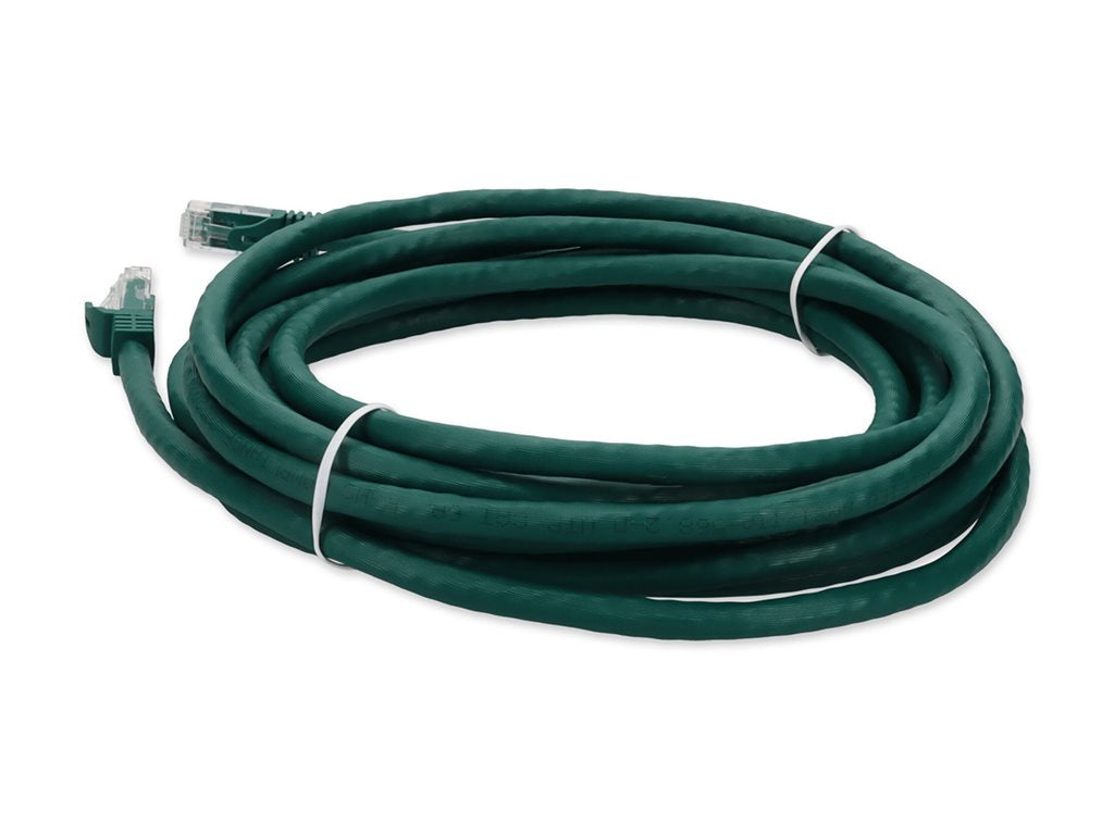 AddOn - Patch cable - RJ-45 (M) to RJ-45 (M) - 13 ft - UTP - CAT 6a - snagless - green