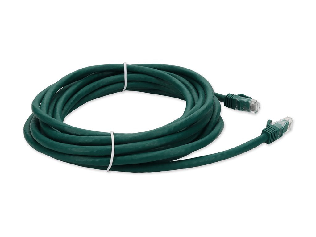 AddOn - Patch cable - RJ-45 (M) to RJ-45 (M) - 13 ft - UTP - CAT 6a - snagless - green