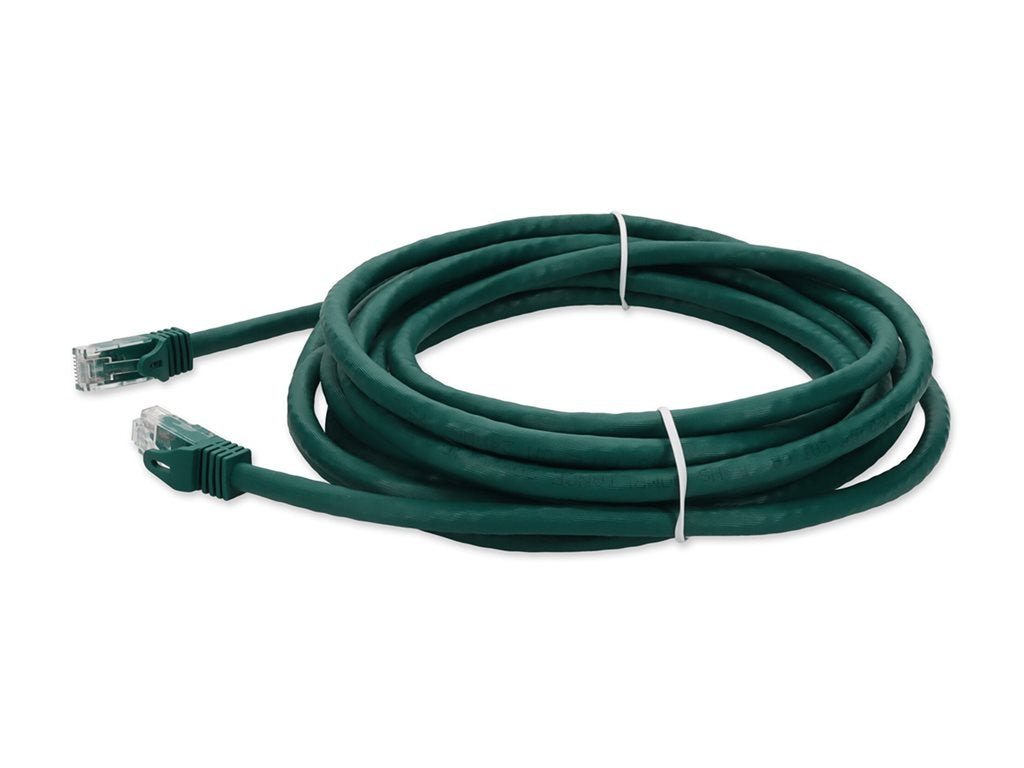 AddOn - Patch cable - RJ-45 (M) to RJ-45 (M) - 13 ft - UTP - CAT 6a - snagless - green