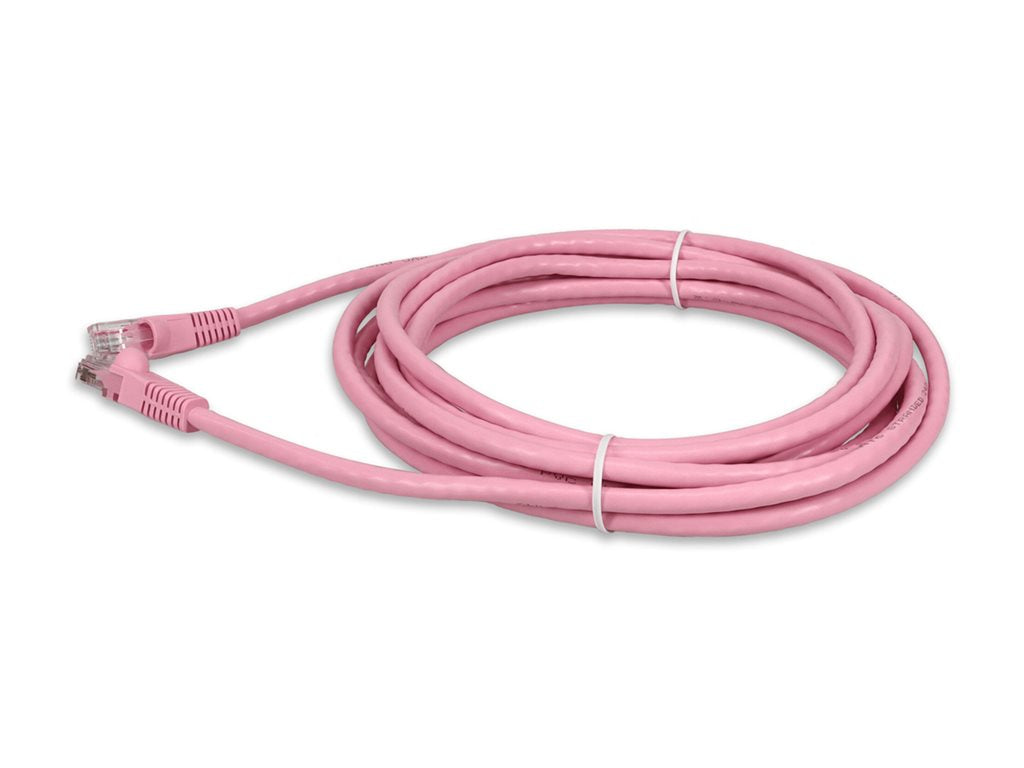 AddOn - Patch cable - RJ-45 (M) to RJ-45 (M) - 14 ft - UTP - CAT 6 - snagless - pink