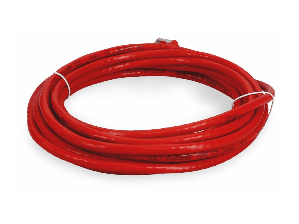 AddOn - Patch cable - RJ-45 (M) to RJ-45 (M) - 15 ft - UTP - CAT 6 - red