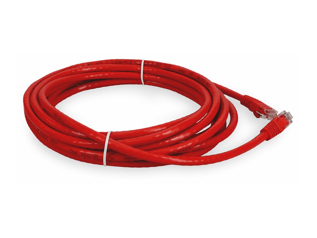 AddOn - Patch cable - RJ-45 (M) to RJ-45 (M) - 15 ft - UTP - CAT 6 - red