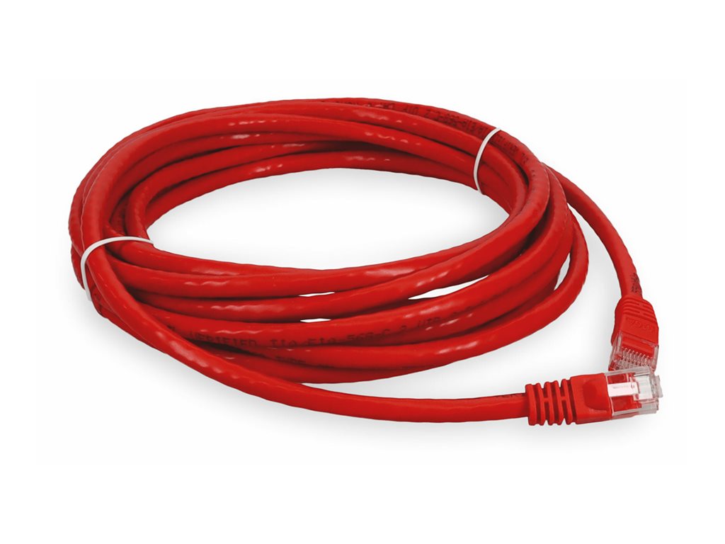 AddOn - Patch cable - RJ-45 (M) to RJ-45 (M) - 15 ft - UTP - CAT 6 - red