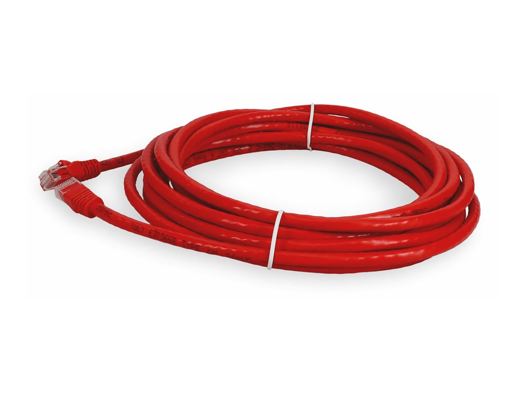 AddOn - Patch cable - RJ-45 (M) to RJ-45 (M) - 15 ft - UTP - CAT 6 - red