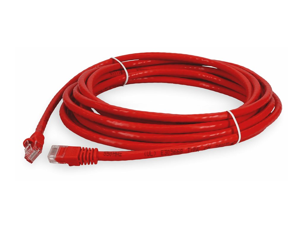 AddOn - Patch cable - RJ-45 (M) to RJ-45 (M) - 15 ft - UTP - CAT 6 - red