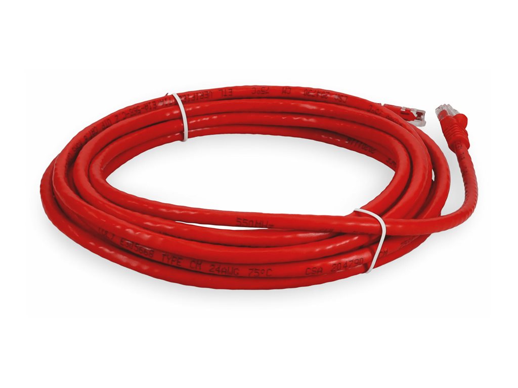 AddOn - Patch cable - RJ-45 (M) to RJ-45 (M) - 15 ft - UTP - CAT 6 - red