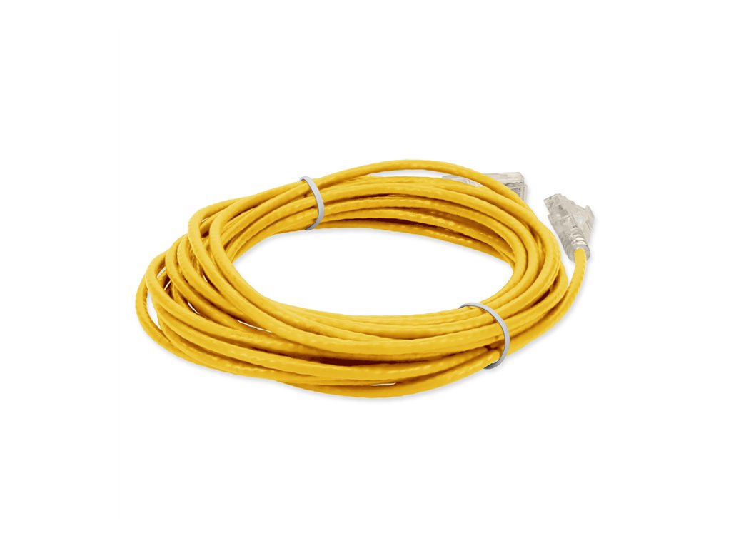 AddOn - Patch cable - RJ-45 (M) to RJ-45 (M) - 16 ft - UTP - CAT 6 - snagless - yellow
