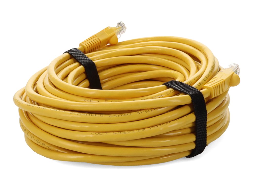 AddOn - Patch cable - RJ-45 (M) to RJ-45 (M) - 16 ft - UTP - CAT 6 - snagless - yellow