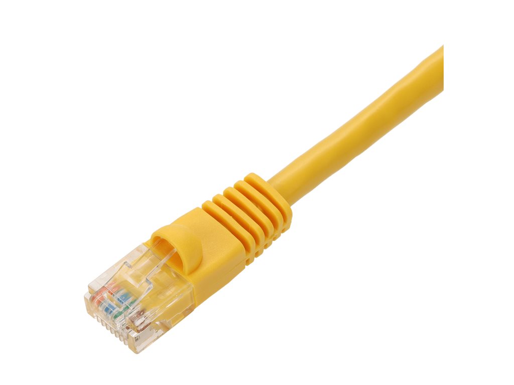 AddOn - Patch cable - RJ-45 (M) to RJ-45 (M) - 16 ft - UTP - CAT 6 - snagless - yellow