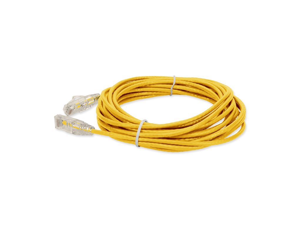 AddOn - Patch cable - RJ-45 (M) to RJ-45 (M) - 16 ft - UTP - CAT 6 - snagless - yellow
