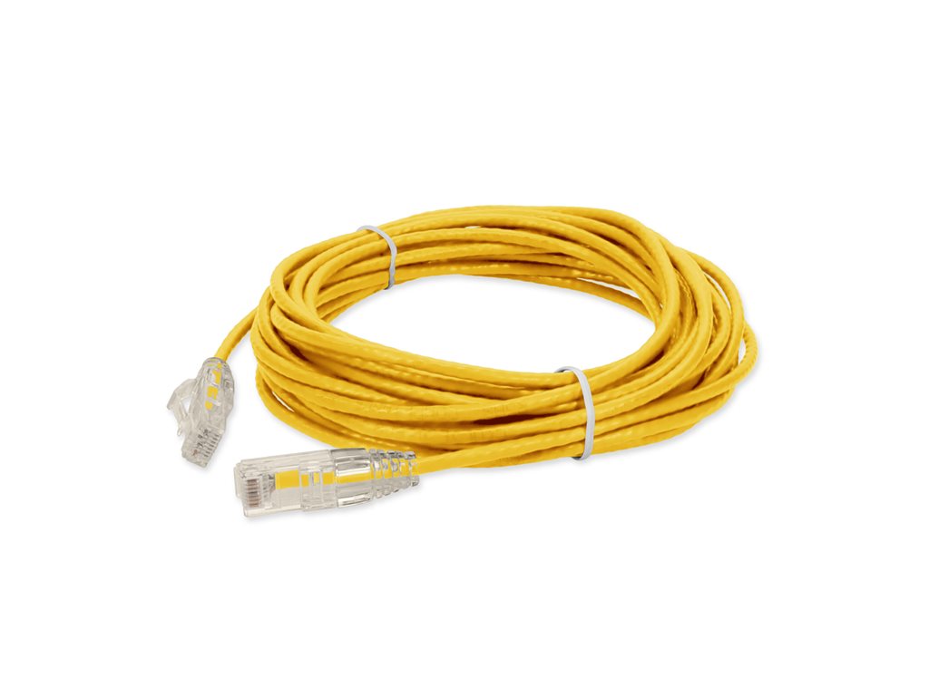 AddOn - Patch cable - RJ-45 (M) to RJ-45 (M) - 16 ft - UTP - CAT 6 - snagless - yellow