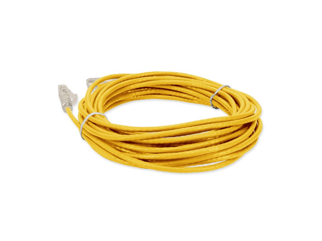 AddOn - Patch cable - RJ-45 (M) to RJ-45 (M) - 16 ft - UTP - CAT 6 - snagless - yellow