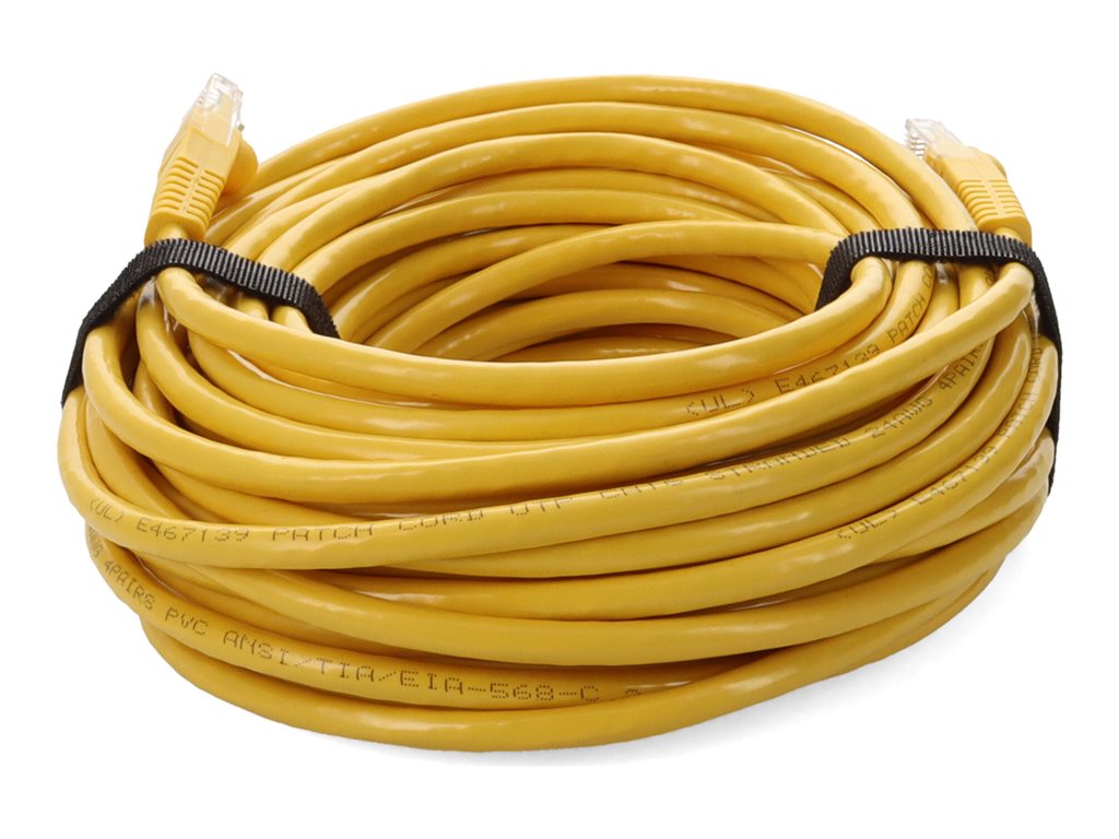 AddOn - Patch cable - RJ-45 (M) to RJ-45 (M) - 16 ft - UTP - CAT 6 - snagless - yellow
