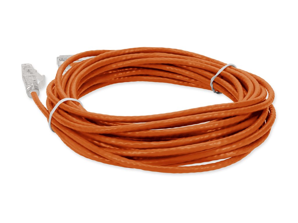 AddOn - Patch cable - RJ-45 (M) to RJ-45 (M) - 17 ft - UTP - CAT 6 - snagless - orange