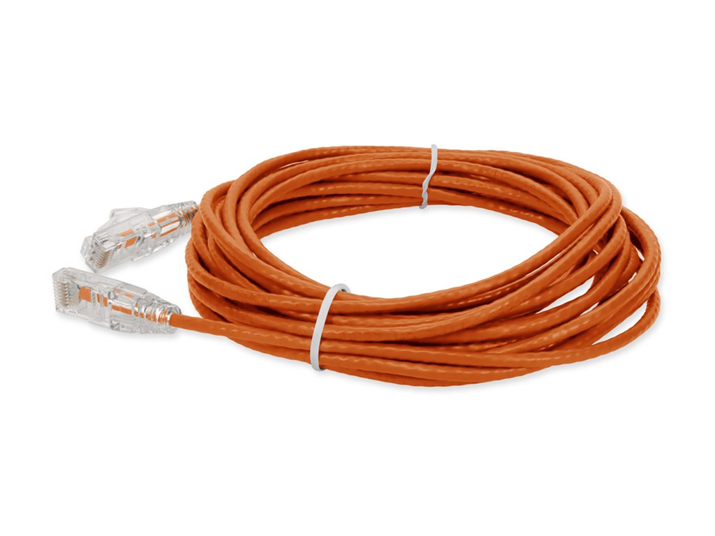 AddOn - Patch cable - RJ-45 (M) to RJ-45 (M) - 17 ft - UTP - CAT 6 - snagless - orange