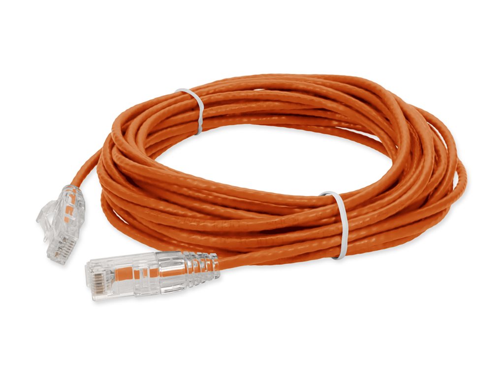 AddOn - Patch cable - RJ-45 (M) to RJ-45 (M) - 17 ft - UTP - CAT 6 - snagless - orange