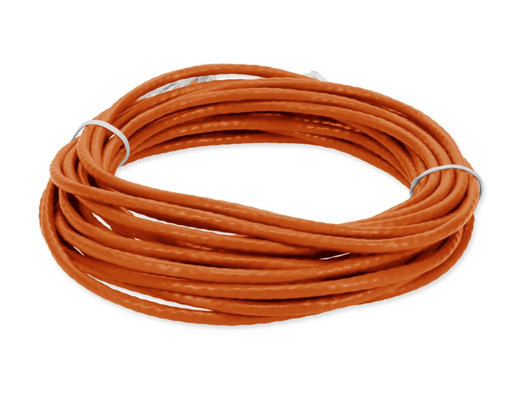 AddOn - Patch cable - RJ-45 (M) to RJ-45 (M) - 17 ft - UTP - CAT 6 - snagless - orange