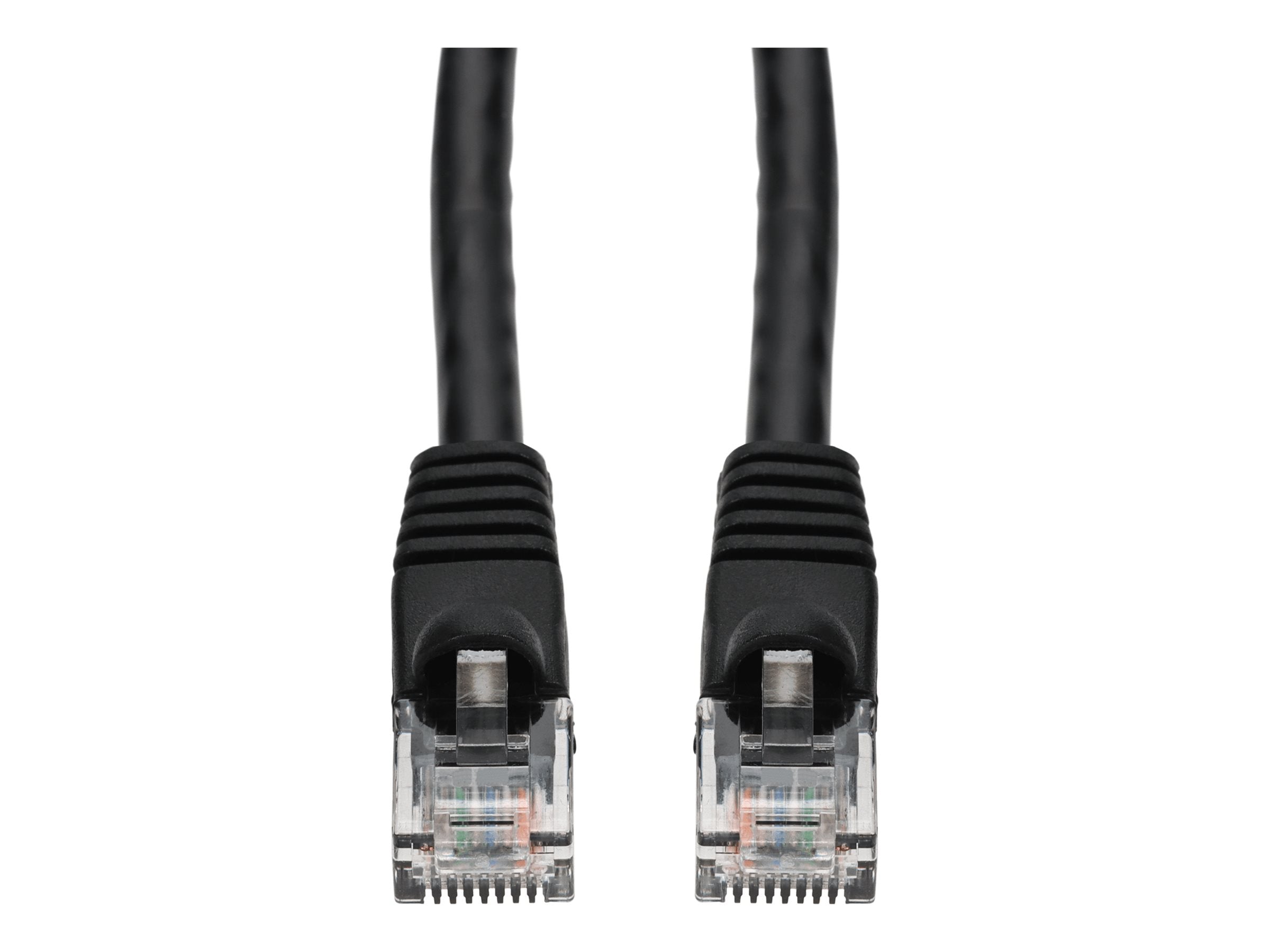 AddOn - Patch cable - RJ-45 (M) to RJ-45 (M) - 2 ft - UTP - CAT 6 - snagless - black (pack of 25) ADD-2FCAT6-BK-25PK