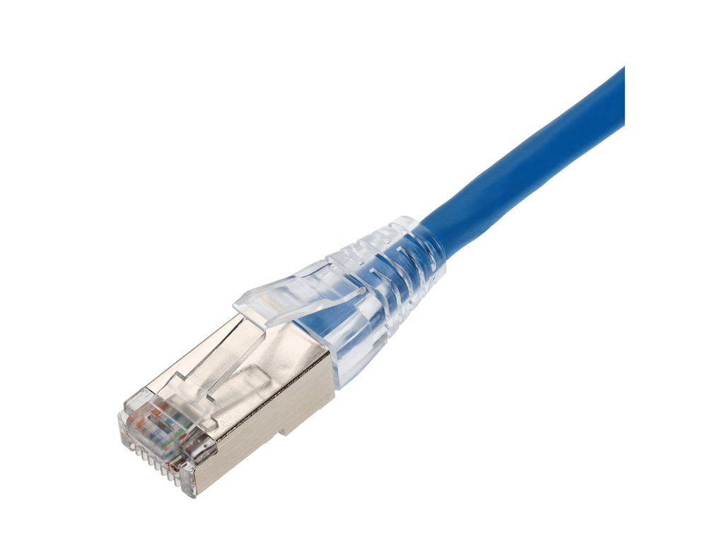 AddOn - Patch cable - RJ-45 (M) to RJ-45 (M) - 300 ft - STP - CAT 6a - snagless - blue
